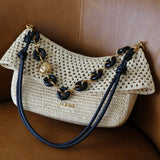 Loewe Natural Raffia Medium Ola Bag