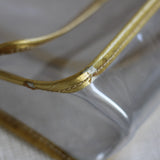 Chanel PVC Clear Flap Bag with Aged Gold Hardware