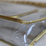 Chanel PVC Clear Flap Bag with Aged Gold Hardware