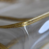 Chanel PVC Clear Flap Bag with Aged Gold Hardware