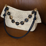 Loewe Natural Raffia Medium Ola Bag