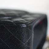 Chanel Black Caviar Small Classic Flap with Gold Hardware