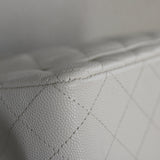 Chanel 17C Ivory Caviar Mini Rectangle with Light Gold Hardware
