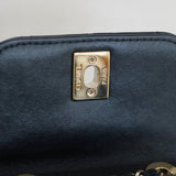 Chanel Black Lambskin Mini Trendy with Light Gold Hardware