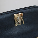 Chanel Black Lambskin Mini Trendy with Light Gold Hardware