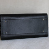 Chanel Black Caviar Large Deauville Tote with Silver Hardware