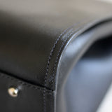 Chanel Black Caviar Large Deauville Tote with Silver Hardware
