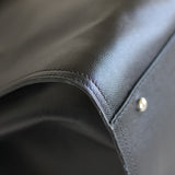 Chanel Black Caviar Large Deauville Tote with Silver Hardware