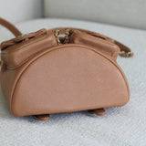 Chanel Caramel Caviar Small Duma Backpack with Light Gold Hardware