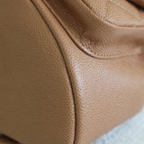 Chanel Caramel Caviar Small Duma Backpack with Light Gold Hardware