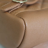 Chanel Caramel Caviar Small Duma Backpack with Light Gold Hardware