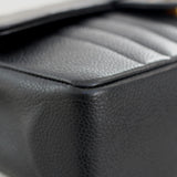 Vintage Chanel Black Caviar Vertical Flap with 24k Gold Hardware