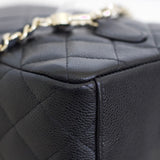 Chanel 24C Black Caviar Mini Backpack with Light Gold Hardware (Pending)