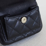 Chanel 24C Black Caviar Mini Backpack with Light Gold Hardware (Pending)