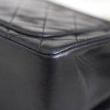 Vintage Chanel Black Lambskin Flap with 24k Gold Hardware