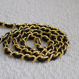 Vintage Chanel Black Lambskin Flap with 24k Gold Hardware