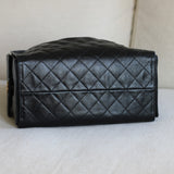 Chanel 25K Black Calfskin Medium 25 with Mixed-Metal Hardware