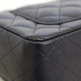 Chanel 17B Black Caviar Mini Rectangle with Silver Hardware
