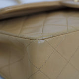 Vintage Chanel Dark Beige Lambskin Small Classic Flap with 24k Gold Hardware (Pending)