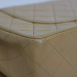Vintage Chanel Dark Beige Lambskin Small Classic Flap with 24k Gold Hardware (Pending)