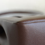 Chanel 26S Brown Caviar Small Preppy Coco with Brushed Gold Hardware
