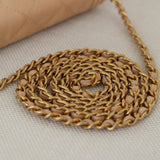 Chanel Beige Caviar Boy Wallet on Chain with Aged Gold Hardware