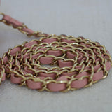 Vintage Chanel Sakura Pink Caviar Mini Square with 24k Gold Hardware