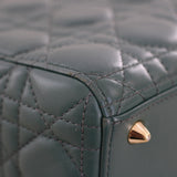 Dior Green Lambskin Small Lady Dior