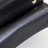 Vintage Chanel Black Lambskin Large Square with 24k Gold Hardware