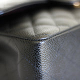 Chanel Black Caviar Small Classic Flap with Gold Hardware
