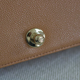 Chanel 21K Caramel Caviar Small Boy with Light Gold Hardware (Pending)