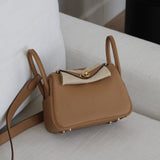 Hermès Biscuit Clemence Mini Lindy