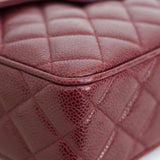 Vintage Chanel Burgundy Caviar Camera Bag with 24k Gold Hardware