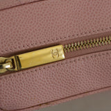 Vintage Chanel Sakura Pink Caviar Shoulder Bag with Gold Hardware