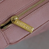 Vintage Chanel Sakura Pink Caviar Shoulder Bag with Gold Hardware