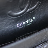 Chanel Black Caviar Medium Classic Flap with Silver Hardware