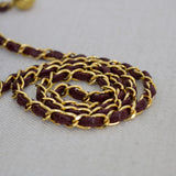 Vintage Chanel Burgundy Caviar Camera Bag with 24k Gold Hardware