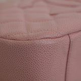 Vintage Chanel Sakura Pink Caviar Shoulder Bag with Gold Hardware