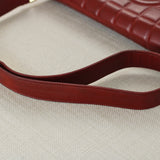Vintage Chanel Burgundy Lambskin Chocolate Bar with Gold Hardware