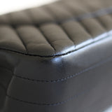 Chanel So Black Chevron Lambskin Medium Classic Flap with So Black Hardware