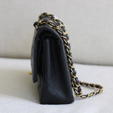 Vintage Chanel Black Caviar Medium Classic Flap with 24k Gold Hardware