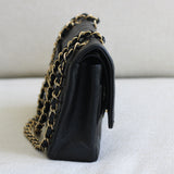 Vintage Chanel Black Caviar Medium Classic Flap with 24k Gold Hardware