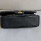 Chanel Black Caviar Small Classic Flap with Gold Hardware