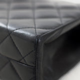 Vintage Chanel Black Lambskin Mini Envelope Flap with 24k Gold Hardware