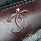 Chanel Black Caviar Small Classic Flap with Gold Hardware