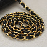 Vintage Chanel Black Lambskin Mini Envelope Flap with 24k Gold Hardware