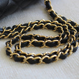 Chanel Black Caviar Small Classic Flap with Gold Hardware