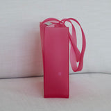 Vintage Chanel Pink Rubber Jelly Tote