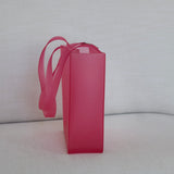 Vintage Chanel Pink Rubber Jelly Tote