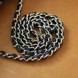 Chanel Swarovski Crystal Black Tweed Mini Rectangle with Silver Hardware